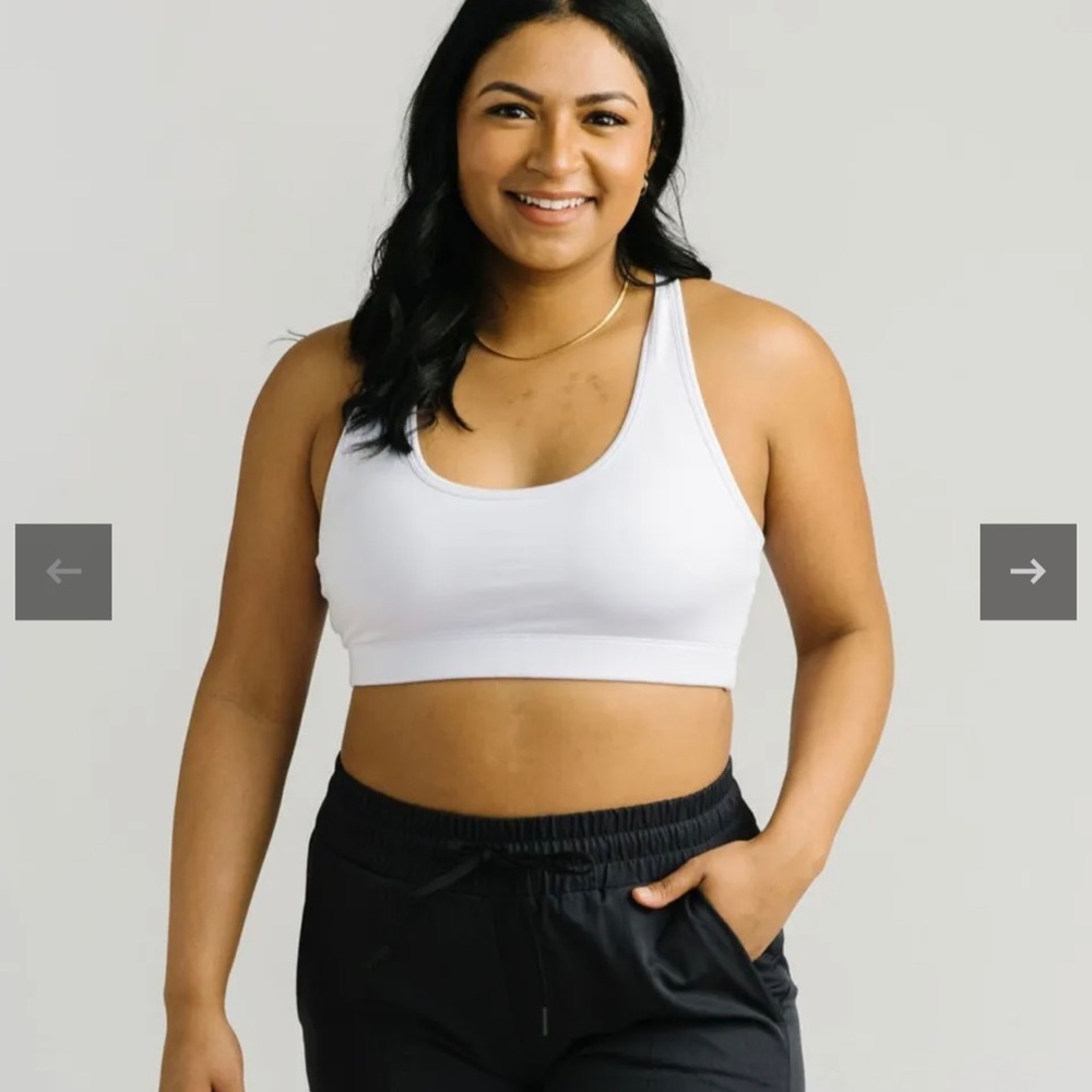 Zyia Bomber bra white XL